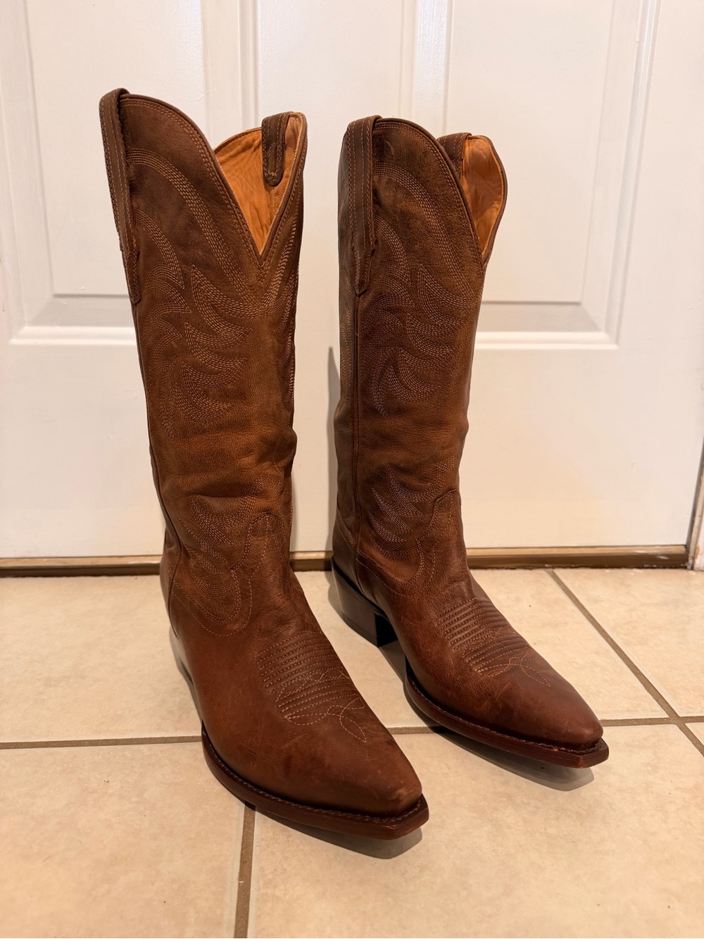 NWOT Tecovas Annie Cafe Goat 9.5B
